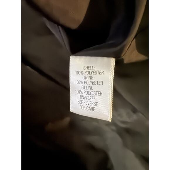 Croft & Barrow Buffalo Plaid Red Black Quilted Zip Up Pockets Adjustable Vest M - Picture 8 of 9